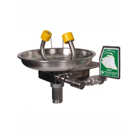 Duvara Monte, Metal Dayanıklı, Göz/Yüz Yıkama Çeşmesi Duvara Monte, Metal Dayanıklı, Göz/Yüz Yıkama Çeşmesi