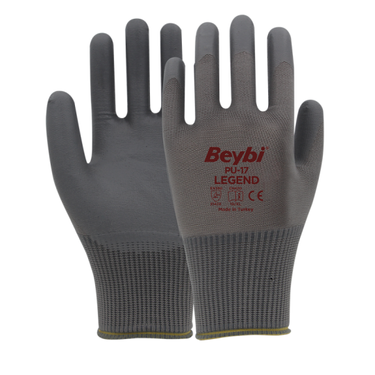 Beybi PU17 Legend Polyester Örme Poliüretan Eldiven Beybi PU17 Legend Polyester Örme Poliüretan Eldiven
