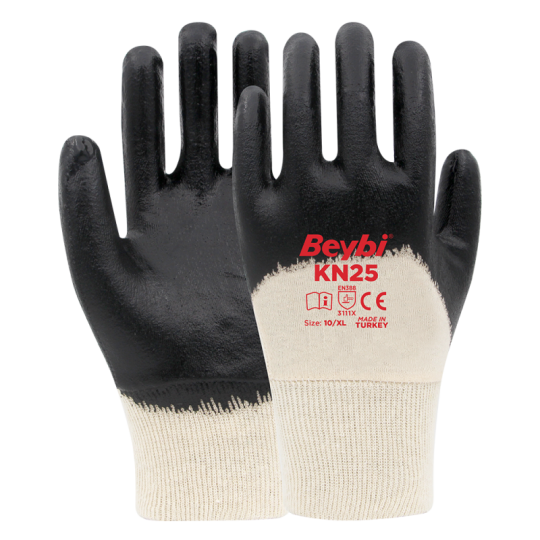 Beybi KN25 Pamuk Nitril Eldiven Beybi KN25 Pamuk Nitril Eldiven