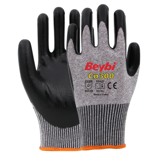 Beybi CN300 Nitril Kaplı Kesilmeye Dirençli Eldiven Beybi CN300 Nitril Kaplı Kesilmeye Dirençli Eldiven